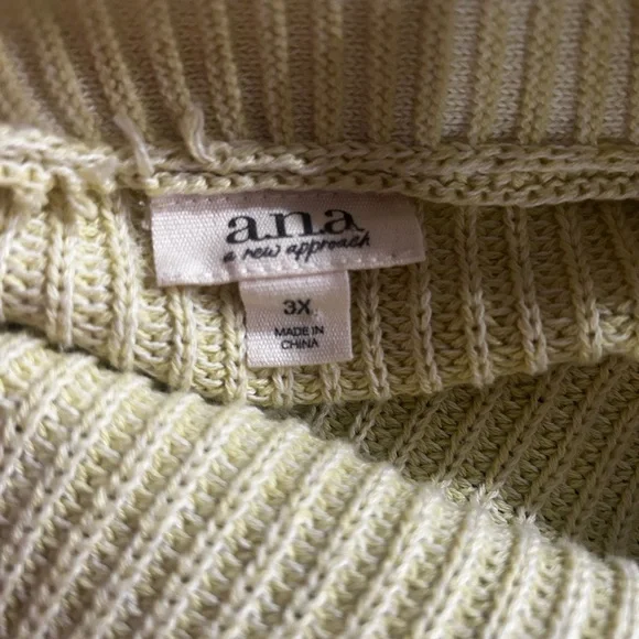 a.n.a Light Yellow Cardigan Sweater - Picture 5 of 5
